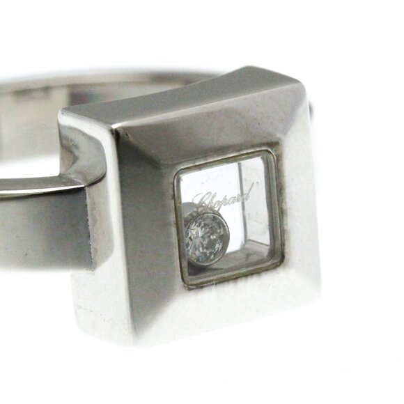 CHOPARD 18k White Gold Diamond Ring - Picture 3 of 11